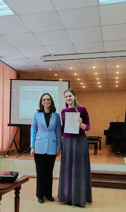 Лауреат 1 степени Ткачева Маргарита